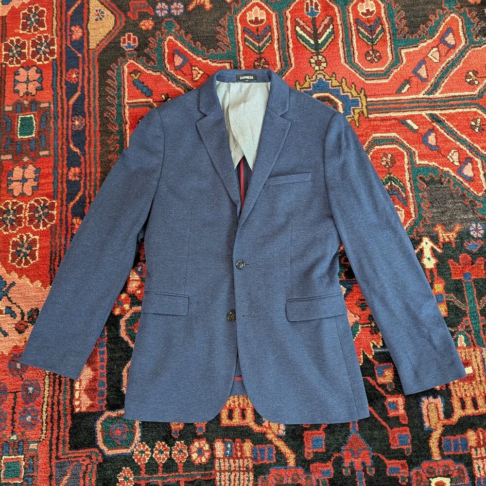 Express Men's 38R Slim Fit Wool Blazer